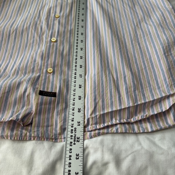 Robert Talbott Men's Long Sleeve Button Up Shirt Single‎ Pocket Multicolor Large - Picture 12 of 14